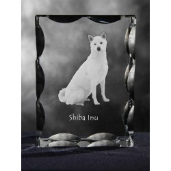 Shiba Inu, de cristal con el perro, recuerdo, decoración, edición limitada, ArtDog