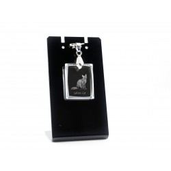 LaPerm, collar de cristal gato, colgante, alta calidad, regalo excepcional, Colección!