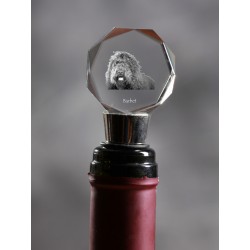 Barbet, Crystal Wine Stopper with Dog, High Quality, Exceptional Gift