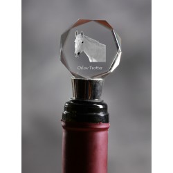 Orlov Trotter, Crystal Wine Stopper with Horse, High Quality, Exceptional Gift