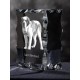 cristallo con il cane, souvenir, decorazione, in edizione limitata, ArtDog