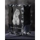 Kristall mit Hund, Souvenir, Dekoration, limitierte Auflage, ArtDog
