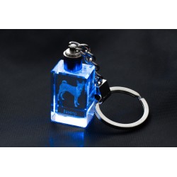 Basenji, Dog Crystal Keyring, Keychain, High Quality, Exceptional Gift