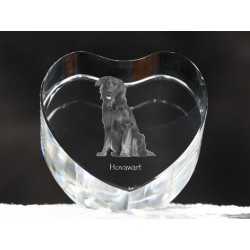 Hovawart, crystal heart with dog, souvenir, decoration, limited edition, Collection