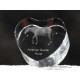 Kristall Herz mit Pferd, Souvenir, Dekoration, limitierte Auflage, ArtDog