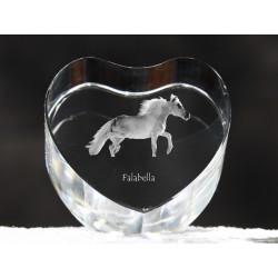Falabella - kryształowe serce z wizerunkiem konia, dekoracja, prezent, kolekcja!