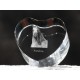 Araberpinto, Kristall Herz mit Pferd, Souvenir, Dekoration, limitierte Auflage, ArtDog