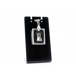 Smooth Fox Terrier, Dog Crystal Necklace, Pendant, High Quality, Exceptional Gift, Collection!