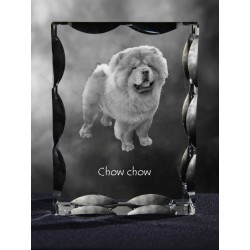 Chow chow, Cubic crystal with dog, souvenir, decoration, limited edition, Collection