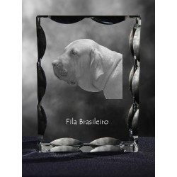 Brazilian Mastiff, Cubic crystal with dog, souvenir, decoration, limited edition, Collection