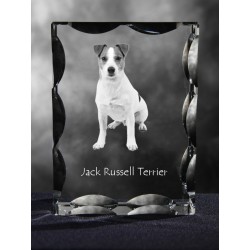 Jack Russell Terrier, Cubic crystal with dog, souvenir, decoration, limited edition, Collection