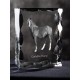 Canadian horse, de cristal con el caballo, recuerdo, decoración, edición limitada, ArtDog