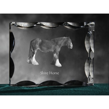 Mustang , de cristal con el caballo, recuerdo, decoración, edición limitada, ArtDog