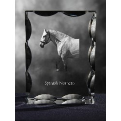 Spanish Norman, cristal avec un chien, souvenir, décoration, édition limitée, ArtDog