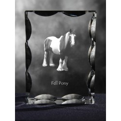 Fell pony,Cubic crystal with horse, souvenir, decoration, limited edition, Collection