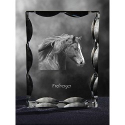 Freiberger, de cristal con el caballo, recuerdo, decoración, edición limitada, ArtDog
