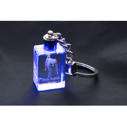 Black Russian Terrier, Dog Crystal Keyring, Keychain, High Quality, Exceptional Gift