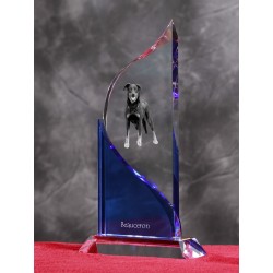 Beauceron- crystal statue in the likeness of the dog