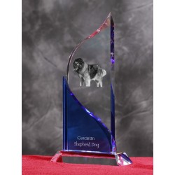 Caucasian Shepherd Dog- crystal statue in the likeness of the dog
