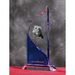 Irish Wolfhound- crystal statue in the likeness of the dog
