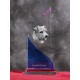 Mops- Kryształowa statuetka z podobizną psa.