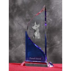 Pharaoh Hound- crystal statue in the likeness of the dog