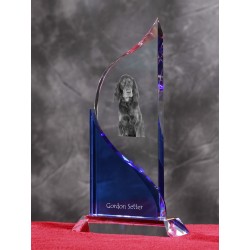 Gordon Setter- crystal statue in the likeness of the dog