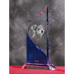 Pumi- crystal statue in the likeness of the dog