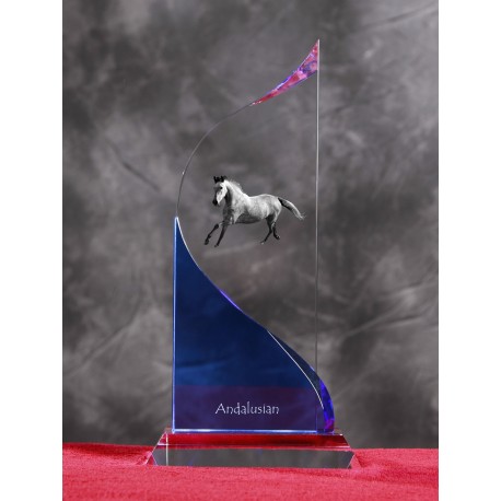 Appaloosa - Kryształowa statuetka z podobizną konia.