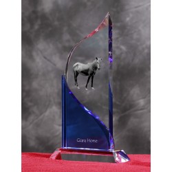 Cavallino della Giara. Figurina di cristallo con un immagine di cavallo.