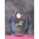 Crystal clock wings with horse, souvenir, decoration, limited edition, Collection