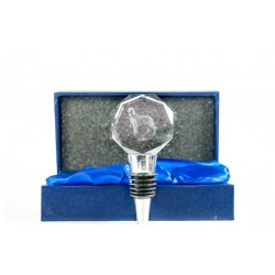 Setter, Crystal Wine Stopper with Dog,Dog Lovers, High Quality, Exceptional Gift