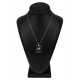 Falabella, Crystal Pendant, Silver Necklace 925, High Quality, Exceptional Gift.