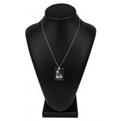 Pintabian, Pendente di cristallo del cavallo, collana di SIlver 925, alta qualità, regalo eccezionale