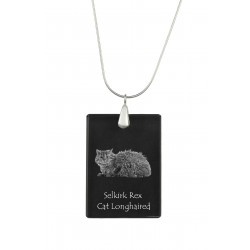 Selkirk Rex, Crystal Pendant, Silver Necklace 925, High Quality, Exceptional Gift.