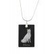 Shiba Inu, Pendente di cristallo del cane, collana di SIlver 925, alta qualità, regalo eccezionale