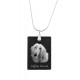 Afghan Hound, Pendente di cristallo del cane, collana di SIlver 925, alta qualità, regalo eccezionale
