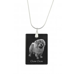 Chow Chow, Dog Crystal Pendant, Silver Necklace 925, High Quality, Exceptional Gift.
