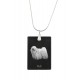 Puli, Dog Crystal Pendant, Silver Necklace 925, High Quality, Exceptional Gift.