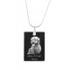 Glen of Imaal Terrier, Perro colgante de cristal, collar de plata 925, alta calidad, regalo excepcional, Colección!
