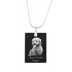 Glen of Imaal Terrier, Dog Crystal Pendant, Silver Necklace 925, High Quality, Exceptional Gift.