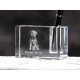 Border Terrier, crystal pen holder with dog, souvenir, decoration, limited edition, Collection