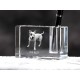 Pit Bull, crystal pen holder with dog, souvenir, decoration, limited edition, Collection