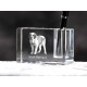 Saint Bernard, crystal pen holder with dog, souvenir, decoration, limited edition, Collection