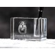 American Bulldog, crystal pen holder with dog, souvenir, decoration, limited edition, Collection