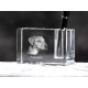 Azawakh, crystal pen holder with dog, souvenir, decoration, limited edition, Collection
