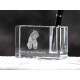 Flandres Cattle Dog, crystal pen holder with dog, souvenir, decoration, limited edition, Collection
