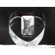 Dobermann, corazón de cristal con el perro, recuerdo, decoración, edición limitada, ArtDog