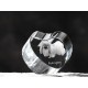 Pekinese, Kristall Herz mit Hund, Souvenir, Dekoration, limitierte Auflage, ArtDog