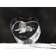 Shih Tzu, Kristall Herz mit Hund, Souvenir, Dekoration, limitierte Auflage, ArtDog